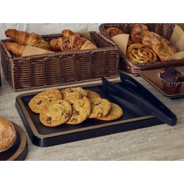 Copper/ Black Utah Melamine Tray 34 x 23cm alternative