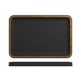 Copper/ Black Utah Melamine Tray 34 x 23cm
