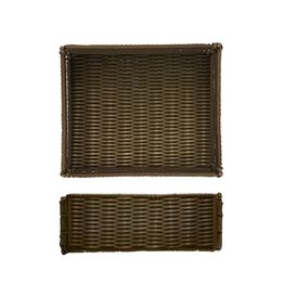 Foldable Polywicker GN 1/2 Basket 32.5 x 26.5 x 10cm