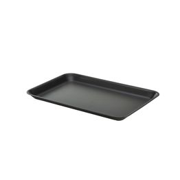Galvanised Steel Tray 31.5x21.5x2cm Matt Black