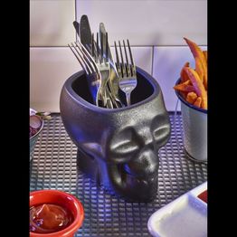 Genware Cast Iron Effect Skull Tiki Mug 80cl/ 28.15oz alternative