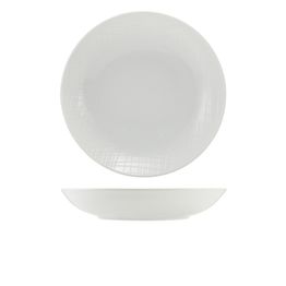 Incise Porcelain Lavara Coupe Bowl 23cm