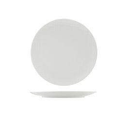 Incise Porcelain Lavara Coupe Plate 25.5cm