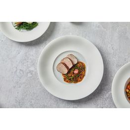 Incise Porcelain Lustre Deep Winged Plate 30cm alternative