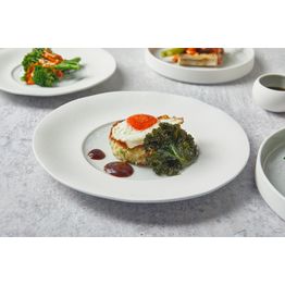 Incise Porcelain Lustre Winged Plate 28.5cm alternative