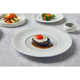 Incise Porcelain Lustre Winged Plate 31cm alternative