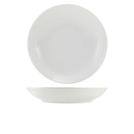 Incise Porcelain Solara Coupe Bowl 25.5cm