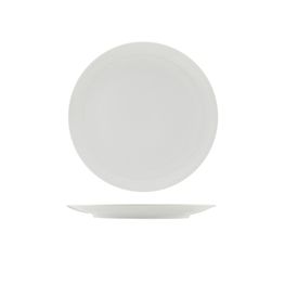 Incise Porcelain Solara Coupe Plate 25.5cm