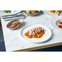 Incise Porcelain Solara Presentation Plate 25cm alternative