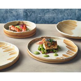 Roko Porcelain Sand Presentation Plate 26cm alternative