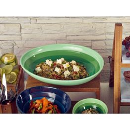 Shoots Green Atlantis Melamine Oval Bowl 38 x 32.5 x 7cm alternative