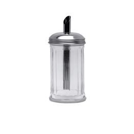 Sugar Pourer Clear Glass Base S/ St. Tube Top