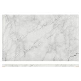 White Marble Agra Melamine GN 1/1 Slab 53 x 32.5cm