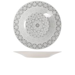 White Marrakesh Melamine Bowl 48 x 6cm