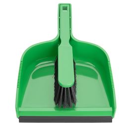 Jantex Dustpan &amp; Brush Set - Green alternative