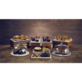 White Marble Platter 32x26cm GN 1/2 alternative