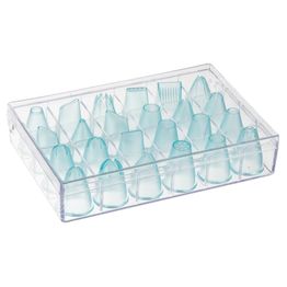 Vogue Polycarbonate Cake Decorating Tips ( 24 Pack)