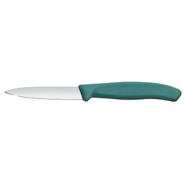 Victorinox Swiss Classic Paring Knife Straight Pointed Green 8cm ( 2 Pack)