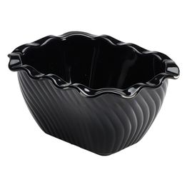 Crock 2.5Lb (1.1Kg) Tulip Black 158X127X89mm