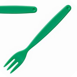 Olympia Kristallon Polypropylene Forks Green