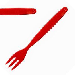 Olympia Kristallon Polypropylene Forks Red