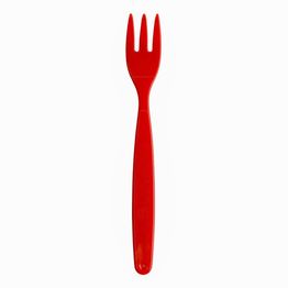 Olympia Kristallon Polypropylene Forks Red alternative