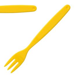 Olympia Kristallon Polypropylene Forks Yellow