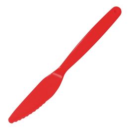 Olympia Kristallon Polypropylene Knives Red