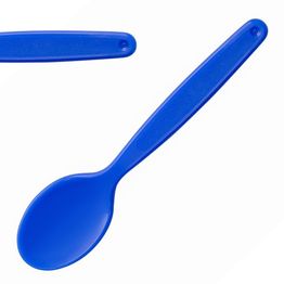 Olympia Kristallon Polypropylene Spoons Blue
