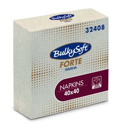 Bulkysoft Forte Havana 2 Ply Napkins Kraft Brown 40cm x 40cm