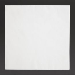 Fiesta Recyclable Dinner Napkin White 40x40cm 3ply 1/4 Fold
