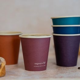 Vegware 10oz Feel Snug Single Wall Hot Cup 89-Series - LV-FS10 alternative