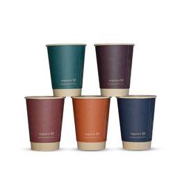 Vegware 12oz Feel Snug Double Wall Hot Cup 89-Series - VDW-FS12