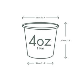 Vegware 4oz Feel Snug Hot Cup 62-Series -  LV-FS04 alternative