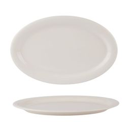 Elevate ABS22OV Albus Oval Plate 22cm / 8 1/2”