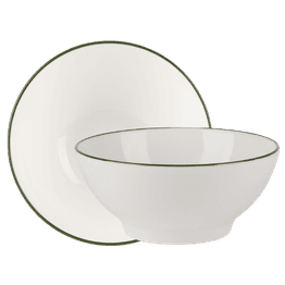 Modest 16342214 Green Footed Bowl 14cm / 5.5" - 450ml / 15.75oz