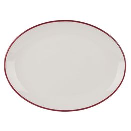 Modest 13113036 Maroon Oval Platter 36cm / 14”