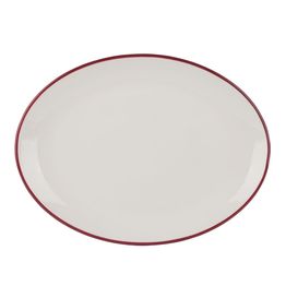 Modest 13113031 Maroon Oval Platter 31cm / 12 1/4”