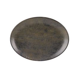 Academy Fusion Ebony Oval Plate - 31cm/12"