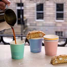 Vegware LV-FG06 6oz Feel Good Hot Cup 72 Series alternative