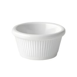 Utopia Fluted Ramekins White 60ml