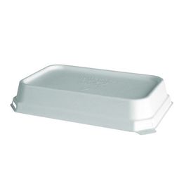 12-16oz WorldView Fibre Lid For Rectangular Containers