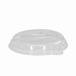 12-16oz WorldView rPET Lid For Coupe Bowls - Clear