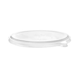 24/32oz WorldView Clear Vented PLA Lid for Oval Containers