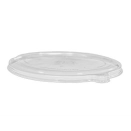 24/32oz WorldView rPET Clear Vented Lid for Oval Containers