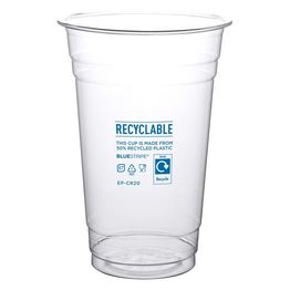 20oz BlueStripe rPET Cold Cup