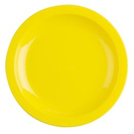 Olympia Kristallon Polypropylene Plates Yellow 174mm