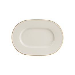 Porland Academy Line Gold Band Oval Plate 25cm