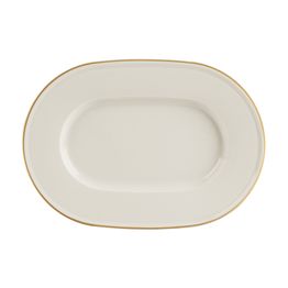 Porland Academy Line Gold Band Oval Plate 31cm