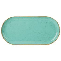 Seasons By Porcelite Sea Spray Narrow Oval Plate 32 x 20cm / 12.5 x 8"
